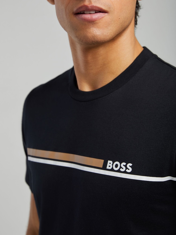 BOSS Black Authentic Regular Fit Logo T-Shirt - Image 4 of 4