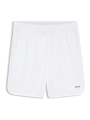 BOSS White Tech Logo 9 Inch Shorts - Image 1 of 2