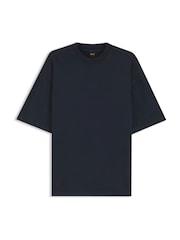 BOSS Blue Regular-Fit Logo T-Shirt - Image 5 of 5