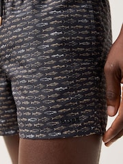 BOSS Black Danio Printed Swim Shorts - Image 3 of 5