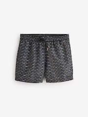 BOSS Black Danio Printed Swim Shorts - Image 4 of 5