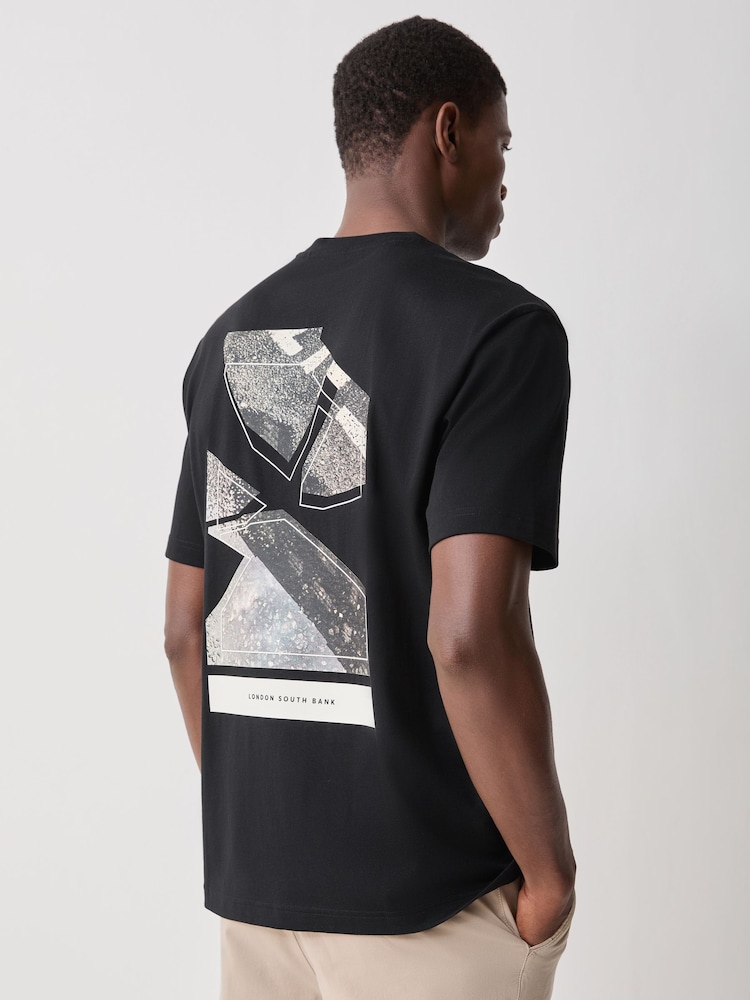BOSS Black Regular-Fit Graphic Logo T-Shirt - Image 1 of 5 BOSS Black Regular-Fit Graphic Logo T-Shirt - Image 1 of 5