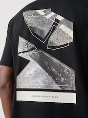 BOSS Black Regular-Fit Graphic Logo T-Shirt - Image 4 of 5