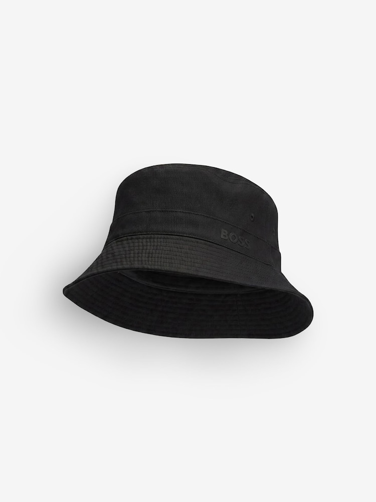 BOSS Black Finnian Bucket Hat - Image 1 of 1 BOSS Black Finnian Bucket Hat - Image 1 of 1