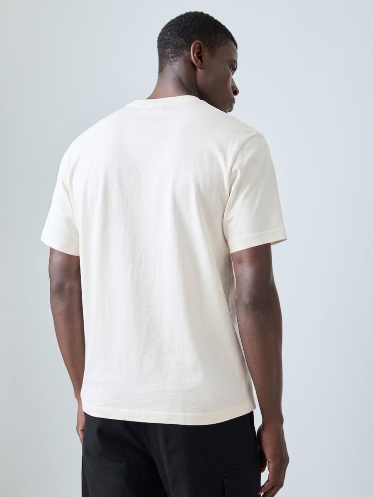 Balta - HUGO Nemodo Regular-Fit Graphic T-Shirt - 2 paveikslėlis iš 5