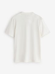 Balta - HUGO Nemodo Regular-Fit Graphic T-Shirt - 5 paveikslėlis iš 5