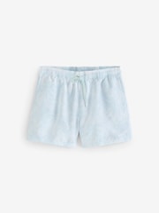 BOSS White Bream Printed Swim Shorts - Image 5 of 6
