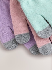 Pink/ Purple/ Blue Magic Gloves 3 Pack (3-16yrs) - Image 2 of 3