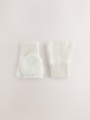 Vit - Feather Flip Mitt Gloves (3-16yrs) - Bild 1 av 3