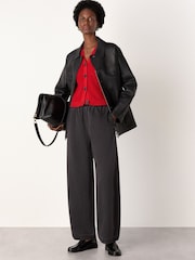 Whistles V-Neck Cotton Cardigan - Imaginea 4 din 4