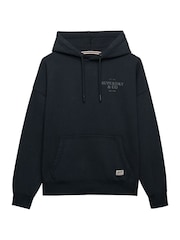 Superdry Blue Luxe Casual Relaxed Hoodie - Image 6 of 7