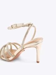 KG Kurt Geiger Gold Abra Heel Sandals - Image 5 of 5