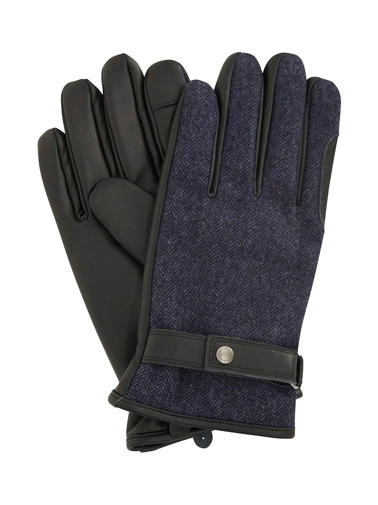 Barbour® Blue Barlow Gloves - Image 1 of 5