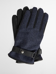Barbour® Blue Barlow Gloves - Image 4 of 5