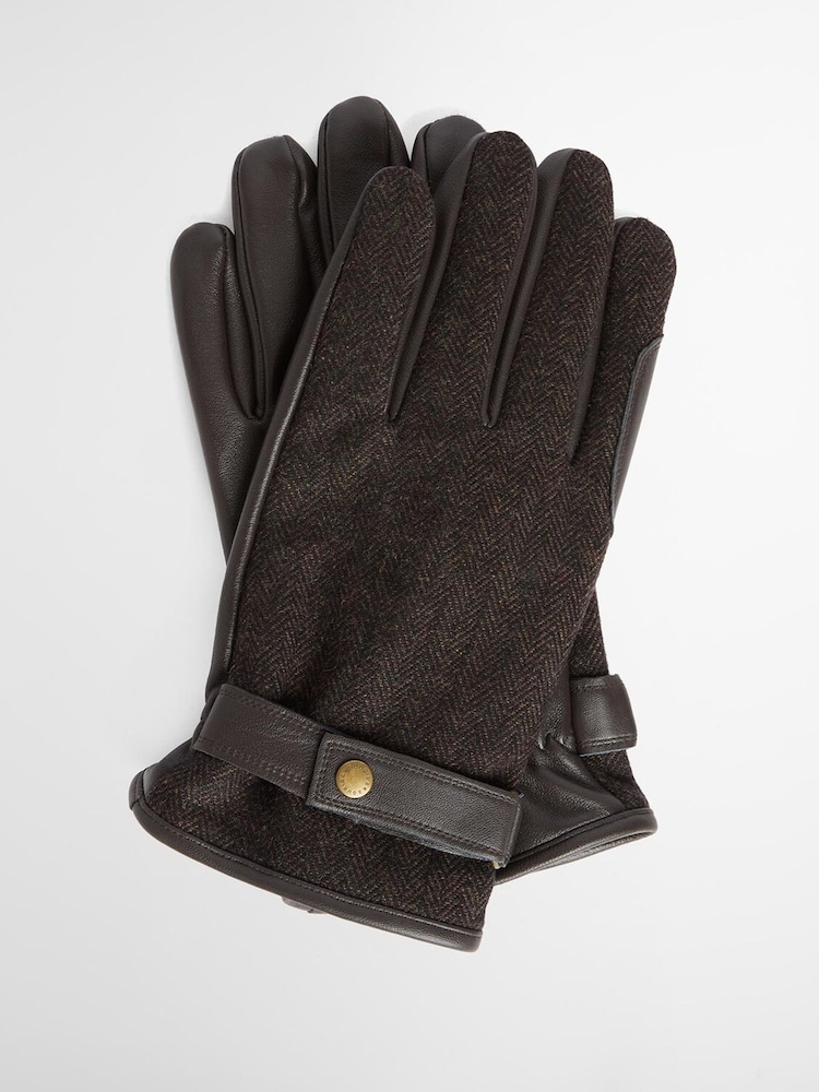 Barbour® Brown Barlow Gloves - Image 2 of 4