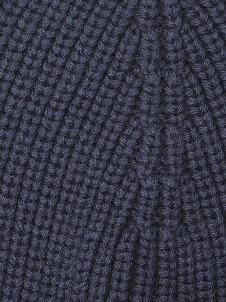 Barbour® Blue Cascade Knitted Beanie Hat - Image 4 of 4