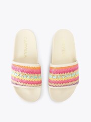 Carvela Pink Sicily Slider Sandals - Image 3 of 5