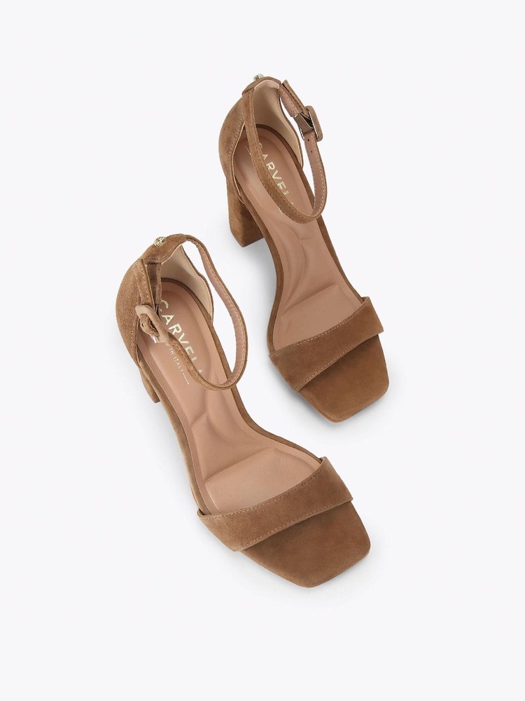 Carvela Brown Regatta Heel Sandals - Image 2 of 4 Carvela Brown Regatta Heel Sandals - Image 2 of 4