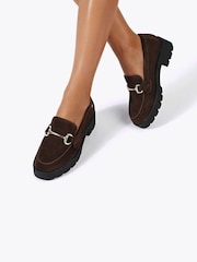 Carvela Dark Brown Snap Chunky Sandals - Image 1 of 5