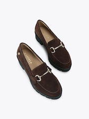 Carvela Dark Brown Snap Chunky Sandals - Image 3 of 5