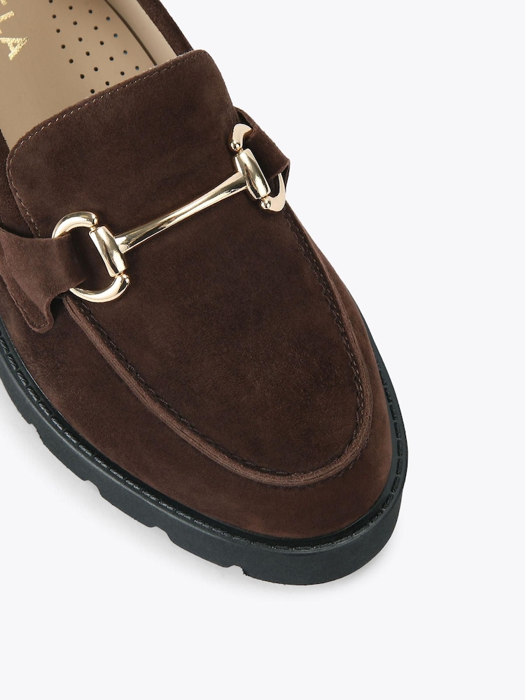 Carvela Dark Brown Snap Chunky Sandals - Image 5 of 5