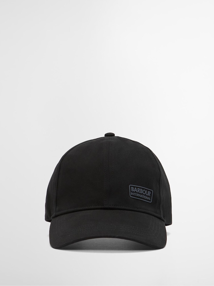 Barbour International Black Norton Drill Sports Cap - Image 2 of 4