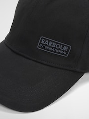 Barbour International Black Norton Drill Sports Cap - Image 3 of 4