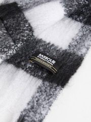Barbour® International Black Branton Knitted Scarf - Image 2 of 4