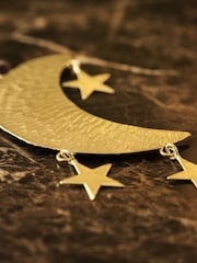 Enfeite de Lua em Metal Martelo - Imagem 3 de 4