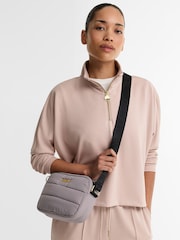 Barbour® International Brown Monaco Check Cross-Body Bag - Image 1 of 6