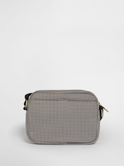 Barbour® International Brown Monaco Check Cross-Body Bag - Image 4 of 6