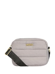 Barbour® International Brown Monaco Check Cross-Body Bag - Image 5 of 6