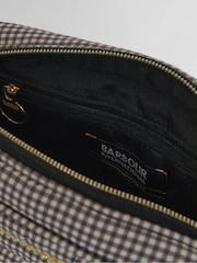 Barbour® International Brown Monaco Check Cross-Body Bag - Image 6 of 6
