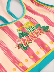 Orange Fanta Cotton Crop Bra - Image 7 of 8