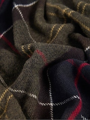 Barbour® Brown Kirklees Tartan Scarf - Image 2 of 2
