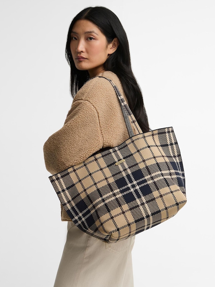 Barbour® Yellow Layla Large Tote Bag - Image 1 of 5 Barbour® Yellow Layla Large Tote Bag - Image 1 of 5