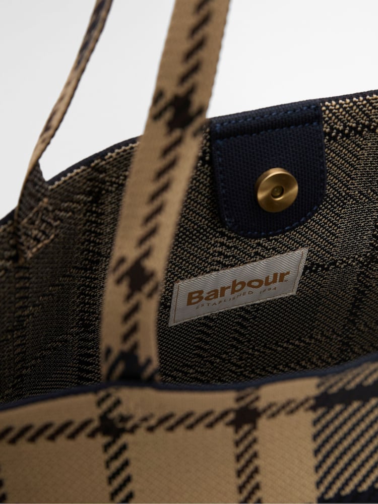 Barbour® Yellow Layla Large Tote Bag - Image 5 of 5 Barbour® Yellow Layla Large Tote Bag - Image 5 of 5