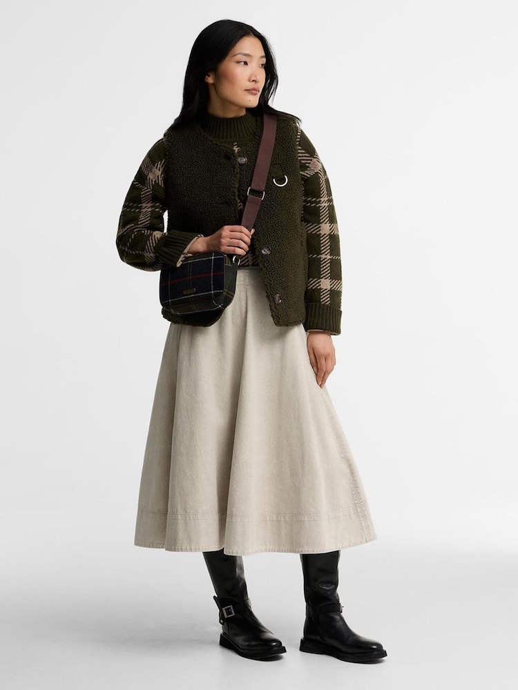 Barbour® Brown Contin Tartan Mini Cross-Body Bag - Image 2 of 6 Barbour® Brown Contin Tartan Mini Cross-Body Bag - Image 2 of 6