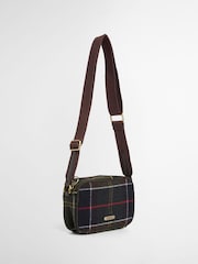Barbour® Brown Contin Tartan Mini Cross-Body Bag - Image 4 of 6