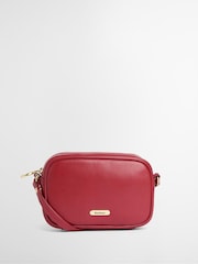 Barbour® Red Daphne Mini Leather Cross-Body Bag - Image 1 of 6