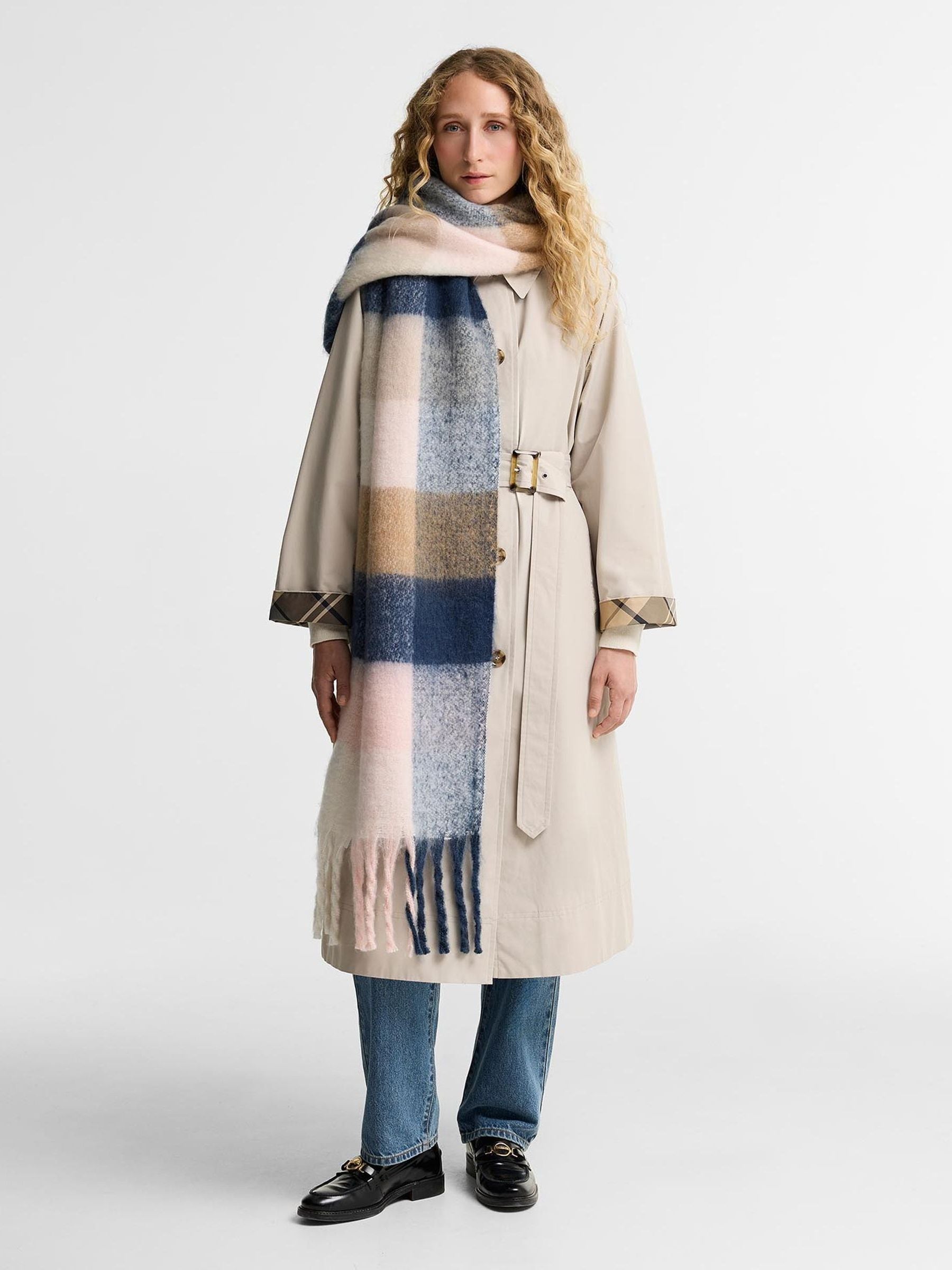 Barbour Women's Blue Marie Scarf