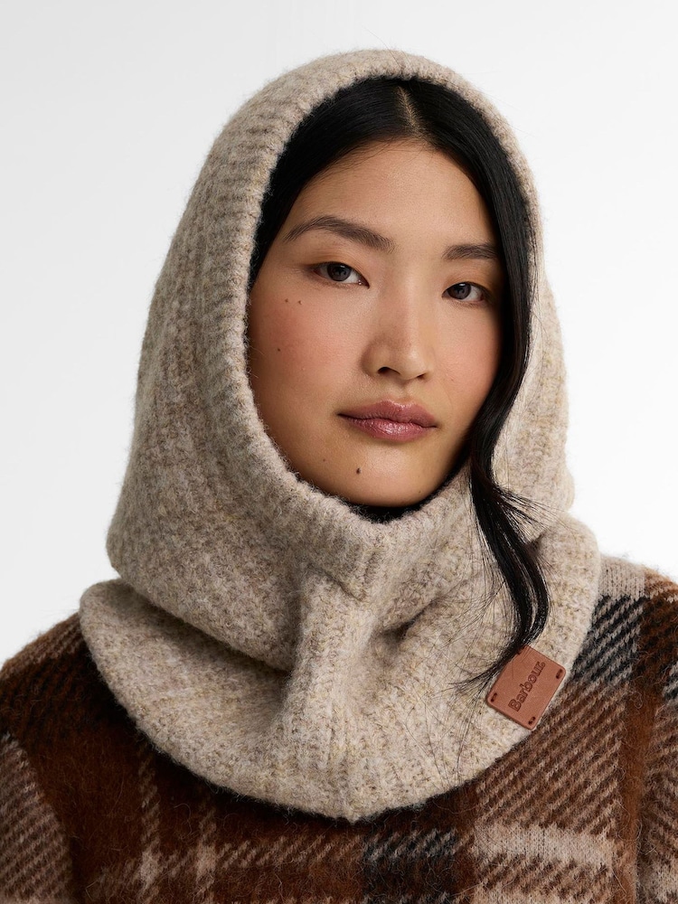 Barbour® Natural May Knitted Scarve - Image 1 of 1 Barbour® Natural May Knitted Scarve - Image 1 of 1
