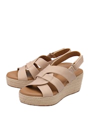 Lotus Natural Casual Wedge Sandals - Image 2 of 4