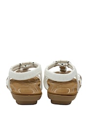 Lotus White Casual Sandals - Image 2 of 4