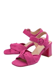 Lotus Pink Heeled Sandals - Image 2 of 4