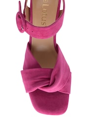 Lotus Pink Heeled Sandals - Image 4 of 4