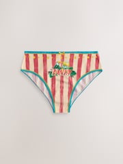 Orange High Rise High Leg Fanta Cotton Knickers - Image 5 of 6