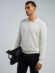 BOSS Lomarino Relaxed Fit Trophy Neck Polo Shirt - 5суретінің 2 суреті