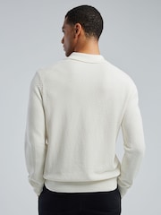 BOSS Lomarino Relaxed Fit Trophy Neck Polo Shirt - 5суретінің 4 суреті
