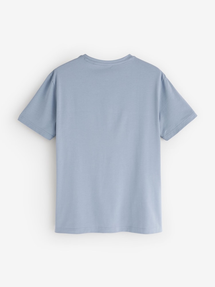 BOSS Grey Regular Fit Graphic Logo T-Shirt - Image 6 of 6 BOSS Grey Regular Fit Graphic Logo T-Shirt - Image 6 of 6